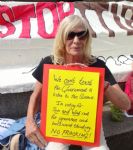 Backwards Walk Against Climate Change Manchester